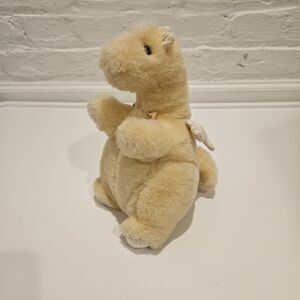 VTG 1986 GUND Musical Stuffed Yellow Puff the Magic Dragon Plush Working Toy